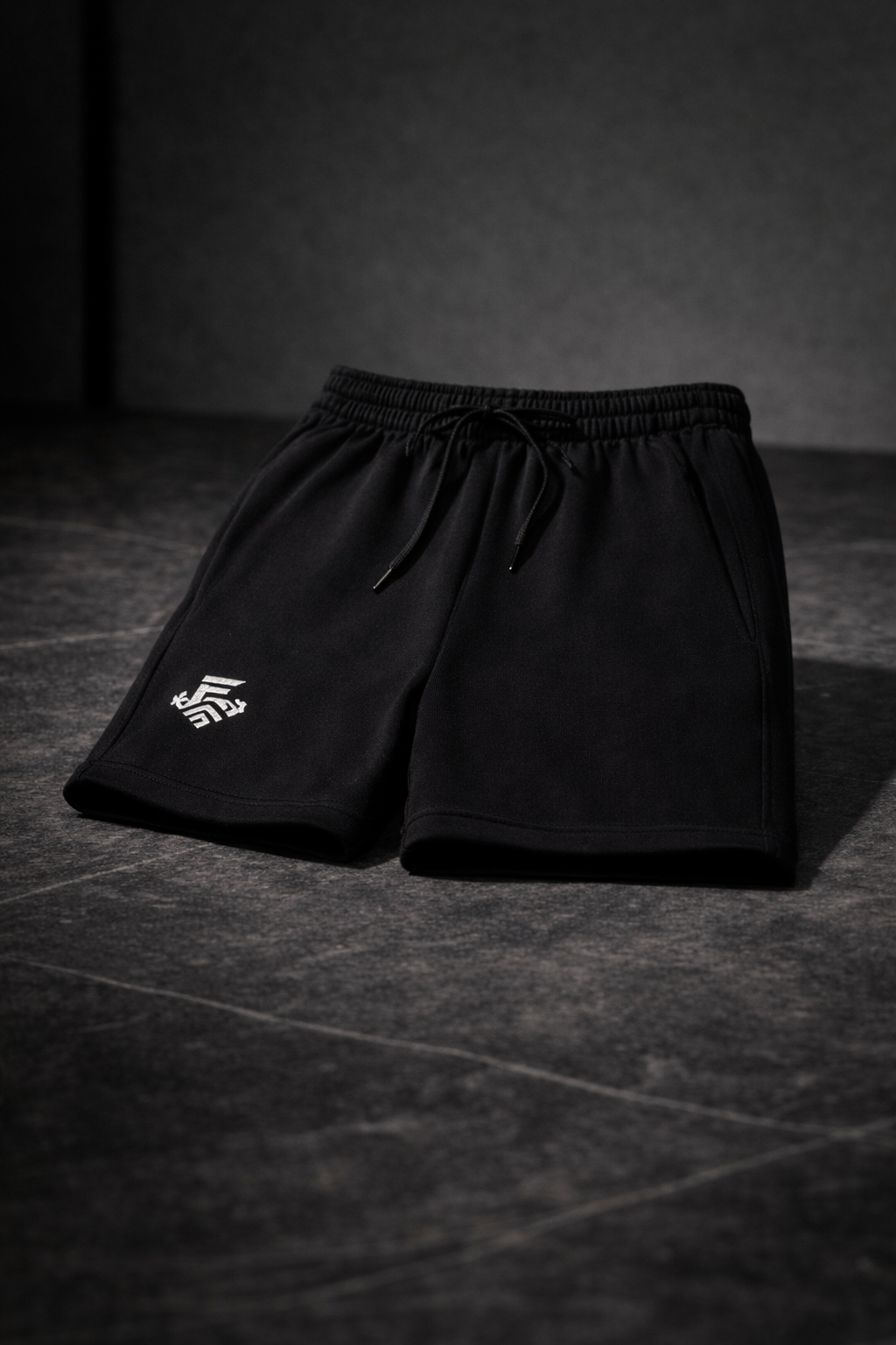 F.T.F black heavyweight shorts